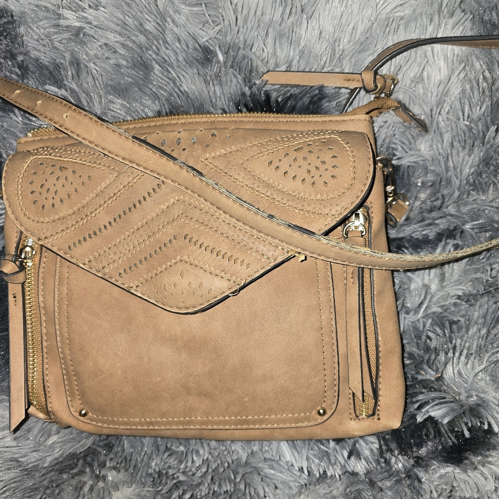 Tan cross body maurices